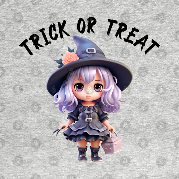 Trick or Treat Little Girl Witch by ATexasbelledesigns